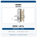 Sargent 8255 LE1L Office Function Mortise Lockset – LA Keyway