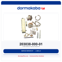 DormaKaba 203038-000-01 L1000 Series LH Service Repair Kit