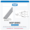 NGP 5050C Anti-Ligature Silicone Bulb Fire & Smoke Seal — 300 ft Bulk Roll