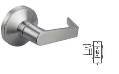 PDQ GP125 PHL Exit Latchset Lever Satin Chrome US26D