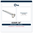 PDQ 6300R 36" Grade 1 Heavy-Duty Rim Exit Device – Commercial Panic Bar