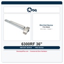 PDQ 6300RF 36" Fire-Rated Rim Exit Device – Grade 1 | UL Listed 3-Hour