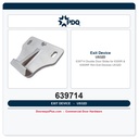 PDQ 639714 Double Door Strike for 6300R & 6300RF Rim Exit Devices – US32D