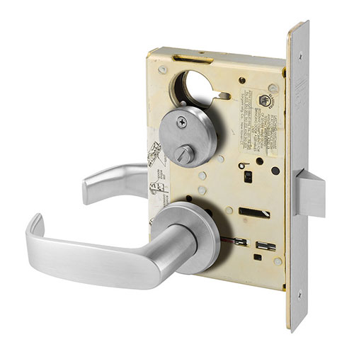Sargent 8266 LNL Privacy Mortise Latchset with Deadbolt | ANSI F19