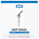 NGP G622A Angled Nylon Brush Sill Sweep – Anodized Aluminum