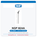 NGP I624A Angled Nylon Brush Sill Sweep – Aluminum | National Guard Products
