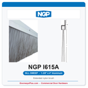 NGP I615A Extended Nylon Brush Sill Sweep – Aluminum | National Guard Products