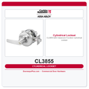 Corbin Russwin CL3855 AZD Classroom Function Cylindrical Lockset