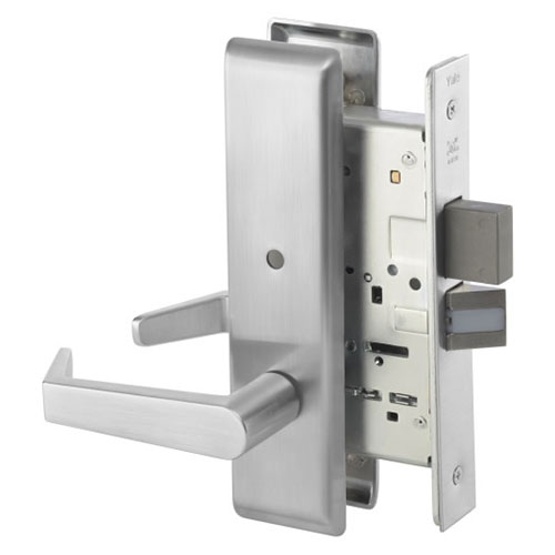 Accentra 8802FL Mortise Lockset Privacy Function AUCN US26D Satin Chrome Grade 1