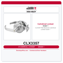 Corbin Russwin CLX3357 PZD Storeroom Cylindrical Lockset – Grade 1