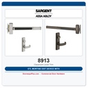 Sargent 8913 ETL Mortise Exit Device with Classroom Lever Trim | Grade 1