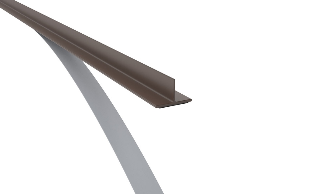 Pemko S771D Silicone Meeting Stile Astragal 84" Dark Brown UL10C