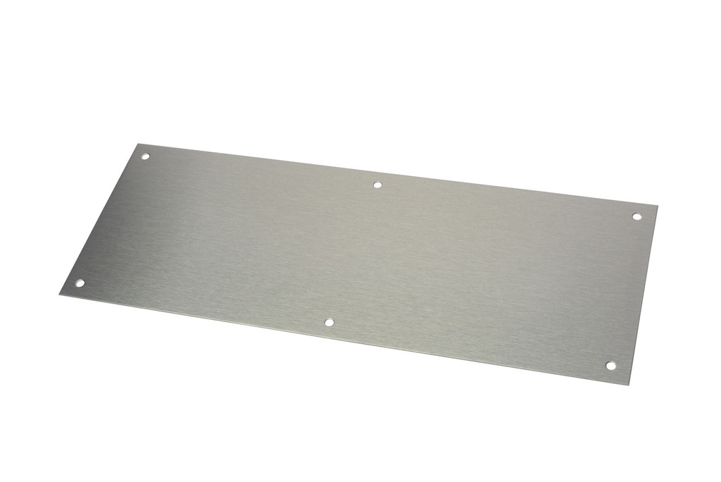 Rockwood 70E Push Plate 6"x16" Extra Wide US32D Satin Stainless Steel