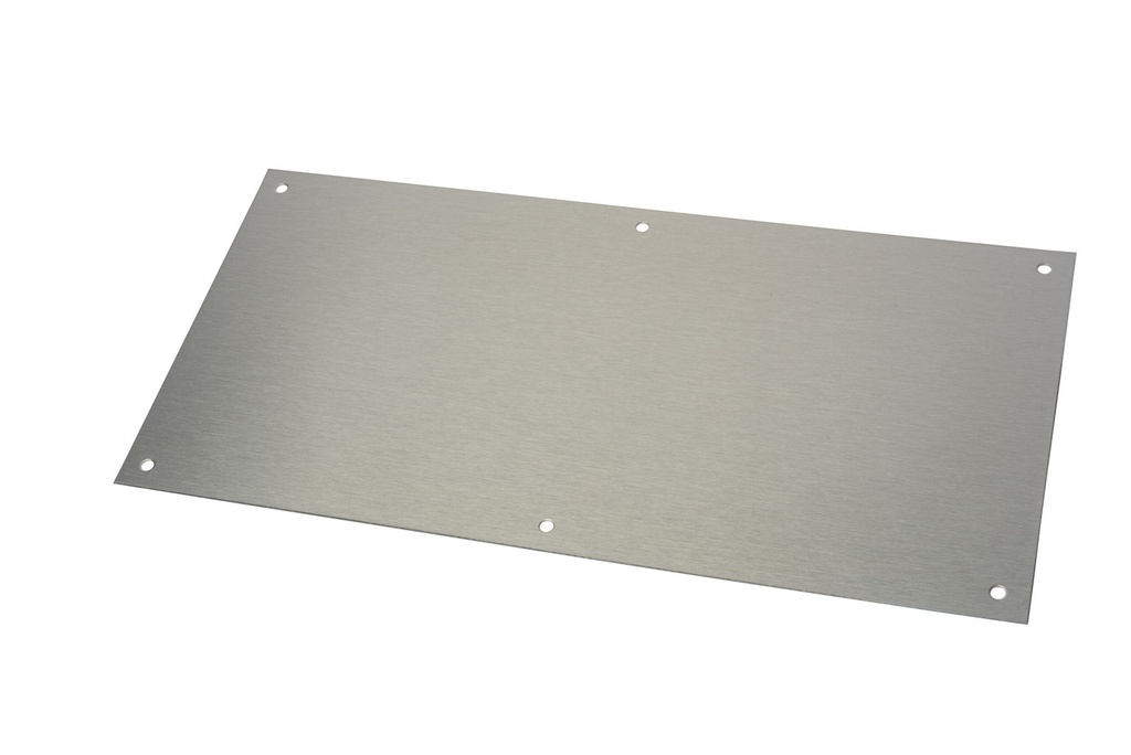 Rockwood 70F Push Plate 8"x16" .050" Satin Stainless US32D