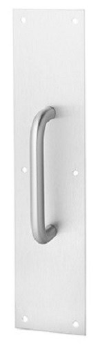 Rockwood 102 x 70C Pull Plate – 4"x16" Satin Stainless Steel US32D