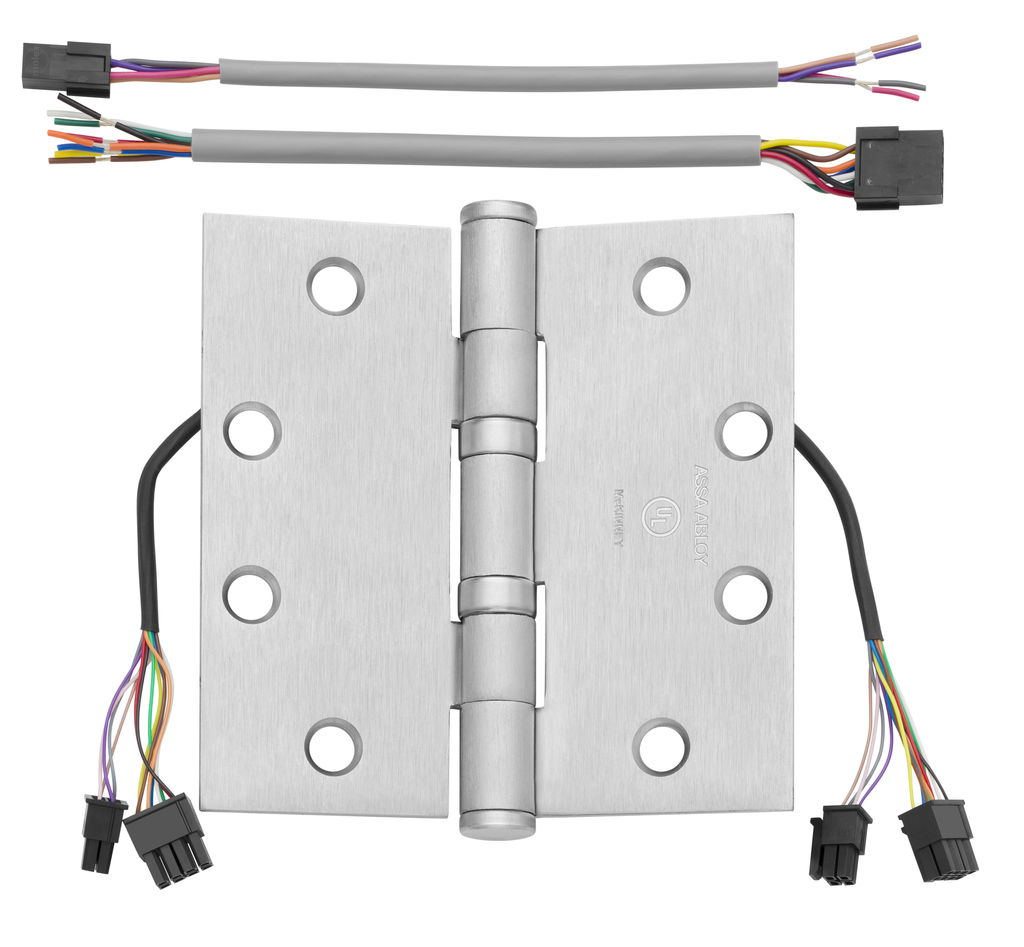 McKinney TA2714 QC12 ElectroLynx Electric Hinge 4-1/2" x 4-1/2" 12-Wire 6-Circuit Full Mortise