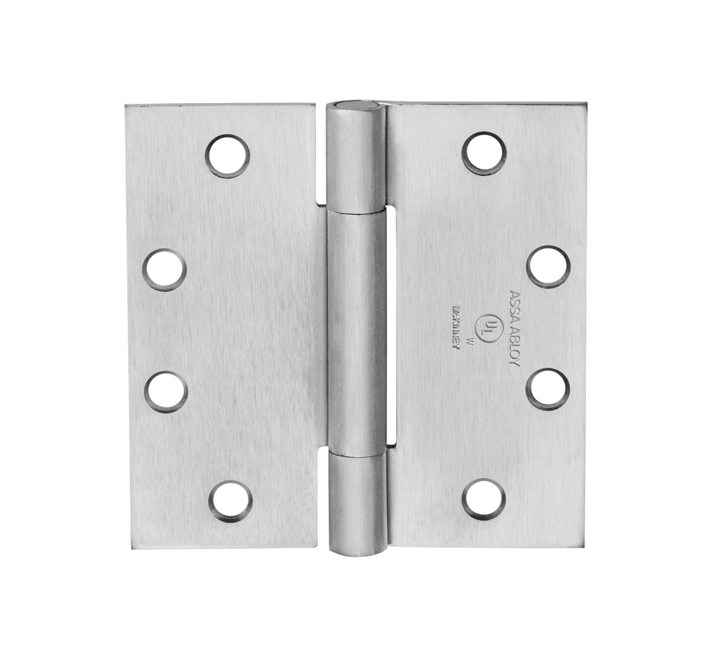 McKinney HTA314 Hospital Tip Hinge 4-1/2x4 US32D Satin Stainless Steel