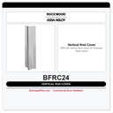 Rockwood BFRC24 Vertical Rod Cover | 24" Stainless Steel Guard