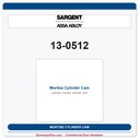 Sargent 13-0512 Mortise Cylinder Cam | Adams Rite 1850 & 4700 Series