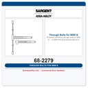 Sargent 68-2279 Through Bolts for 8800 & 12-8800 Rim Exit Devices (Set of 4)