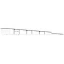 NGP RO250 ADA Compliant Offset Interlocking Wheelchair Ramp – 36″ Wide x 1/4″ High x 2-1/2" Offset
