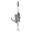 Sargent 700146-ETL-26D Vertical Rod Multi Point Lock, 84"- 96" Door Height, Blank Plate x Free Wheeling Key Operates Lever 