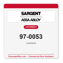 Sargent 97-0053 Latchbolt