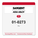 Sargent 01-0273 Pin - Pack of 10