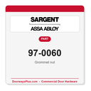 Sargent 97-0060 Grommet nut