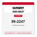 Sargent 99-2247 Latchbolt Assembly