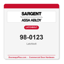 Sargent 98-0123 Latchbolt