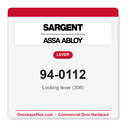 Sargent 94-0112 Locking lever (306)