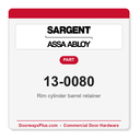 Sargent 13-0080 Rim cylinder barrel retainer - Pack of 5