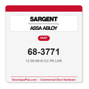 Sargent 68-3771 12-59-8816 CC PK LHR