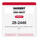 Sargent 28-2446 30 Ser Rl Assembly E Cam Lockdown (24" - 30")