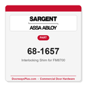 Sargent 68-1657 Interlocking Shim for FM8700