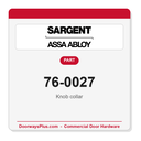 Sargent 76-0027 Knob collar