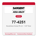 Sargent 77-4251 Escutcheon Screw Pk LS - 1 3/4" Door