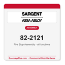 Sargent 82-2121 Fire Stop Assembly - all functions