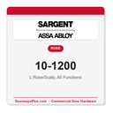 Sargent 10-1200 L Rose/Scalp, All Functions