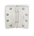McKinney SQ314 4-1/2x4-1/2 Square Barrel Full Mortise Stainless Steel Hinge