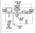 Hager 780-157HD Roton Continuous Geared Hinge 83/95" Full Surface Heavy Duty Clear Anodized Aluminum