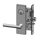 PDQ MR116 HJEW Wide Escutcheon Mortise Lockset -- Entry Function, Grade 1, US32D Satin Stainless