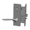 PDQ MR179 TJEW Wide Escutcheon Grade 1 Mortise Lock – Privacy/Deadbolt/Egress, US32D Satin Stainless