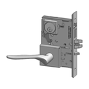 PDQ MR148 TJSR Square Rose Mortise Lockset -- Classroom Function, Grade 1, US32D Satin Stainless