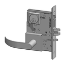 PDQ MR186 BJSR Square Rose Mortise Lockset -- Apartment Function, Grade 1, US32D Satin Stainless