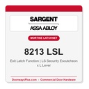 Sargent 8213 LSL Trim Exit Latch Mortise Latchset | Grade 1 Commercial