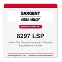 Sargent 8297 LSP Trim Mortise Double Dummy w/Active Trim | Grade 1 Commercial