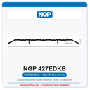 NGP 427EDKB Flat Saddle Threshold 7" x 1/2" Dark Bronze | National Guard