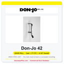 Don-Jo 42 Cast Door Pull | 5" CTC
